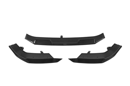 Audi RS3 8Y.5 Facelift 2025-ON with Aftermarket Parts - V2 Style Front Lip Dry Pre-preg Carbon Fiber from SOOQOO USA