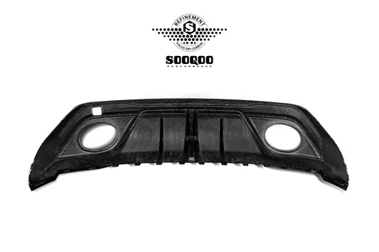 Audi RS3 8Y.5 Facelift 2025-ON with Aftermarket Parts - Rear Diffuser Dry Pre-preg Carbon Fiber from SOOQOO USA