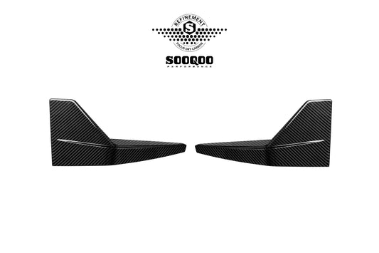 Audi RS3 8Y.5 Facelift 2025-ON with Aftermarket Parts - Rear Diffuser Dry Pre-preg Carbon Fiber from SOOQOO USA