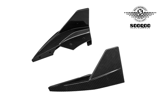 Audi RS3 8Y.5 Facelift 2025-ON with Aftermarket Parts - Rear Diffuser Dry Pre-preg Carbon Fiber from SOOQOO USA
