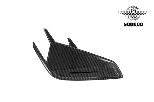 Audi RS3 8Y.5 Facelift 2025-ON with Aftermarket Parts - Rear Side Air Duct Vent Trims Dry Pre-preg Carbon Fiber from SOOQOO USA