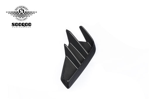 Audi RS3 8Y.5 Facelift 2025-ON with Aftermarket Parts - Rear Side Air Duct Vent Trims Dry Pre-preg Carbon Fiber from SOOQOO USA