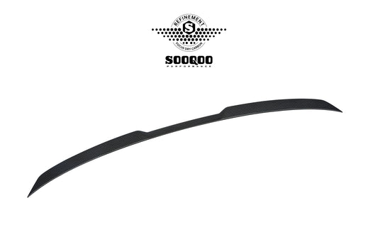 Audi RS3 8Y 8Y.5 2020-ON with Aftermarket Parts - Rear Lip Spoiler Dry Pre-preg Carbon Fiber from SOOQOO USA