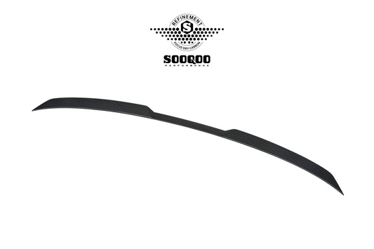 Audi RS3 8Y 8Y.5 2020-ON with Aftermarket Parts - Rear Lip Spoiler Dry Pre-preg Carbon Fiber from SOOQOO USA