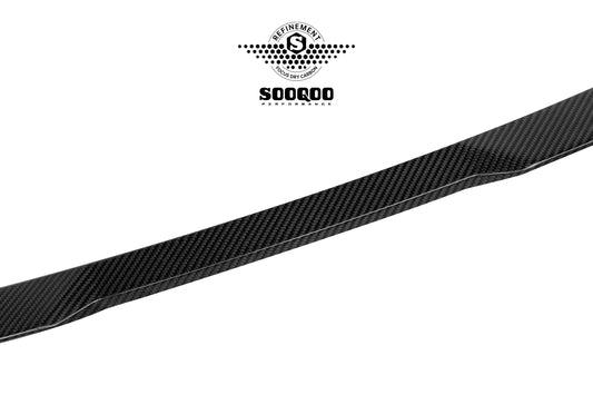 Audi RS3 8Y 8Y.5 2020-ON with Aftermarket Parts - Rear Lip Spoiler Dry Pre-preg Carbon Fiber from SOOQOO USA