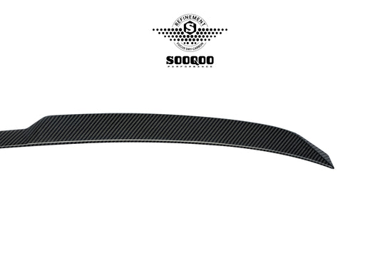 Audi RS3 8Y 8Y.5 2020-ON with Aftermarket Parts - Rear Lip Spoiler Dry Pre-preg Carbon Fiber from SOOQOO USA
