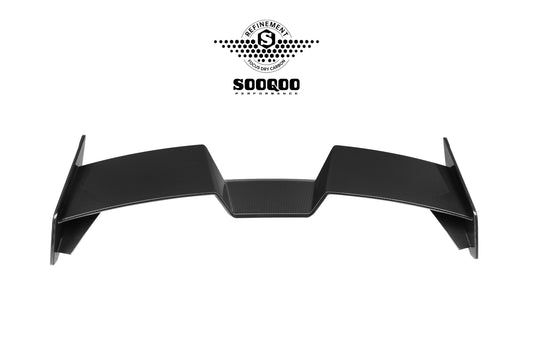 Audi RS3 8Y 8Y.5 2020-ON with Aftermarket Parts - Rear Roof Spoiler Dry Pre-preg Carbon Fiber from SOOQOO USA