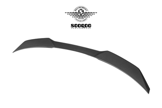 BMW 2 Series M235 228 F74 2025-ON with Aftermarket Parts - Rear Lip Spoiler Dry Pre-preg Carbon Fiber from SOOQOO USA