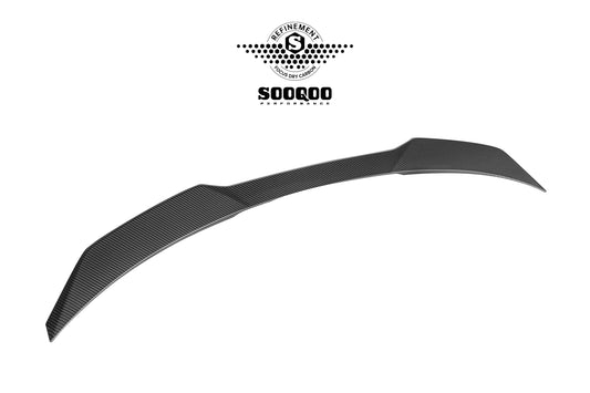 BMW 2 Series M235 228 F74 2025-ON with Aftermarket Parts - Rear Lip Spoiler Dry Pre-preg Carbon Fiber from SOOQOO USA