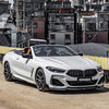 BMW 8 Series M850 840i G14 G15 G16 2018 2019 2020 2021 2022 2023 2024 with Aftermarket Parts -  X Style Front Canards Pre-preg Carbon Fiber from SOOQOO USA