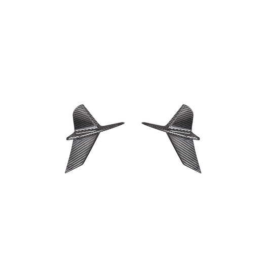 BMW 8 Series M850 840i G14 G15 G16 2018-ON with Aftermarket Parts - X-B Rear Bumper Vent Inner Trims Dry Pre-preg Carbon Fiber from SOOQOO USA