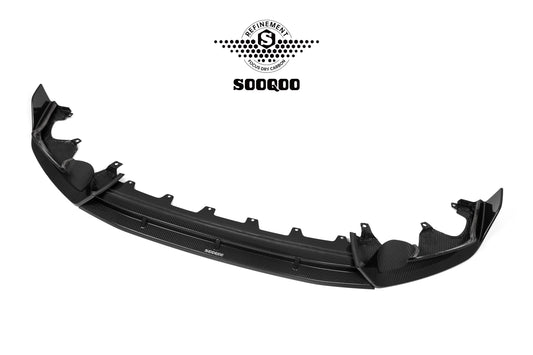 BMW IX3 BEV G08 LCI 2022-ON with Aftermarket Parts - Front Lip Pre-preg Carbon Fiber from SOOQOO USA