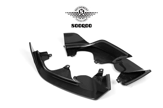 BMW IX3 BEV G08 LCI 2022-ON with Aftermarket Parts - Front Lip Pre-preg Carbon Fiber from SOOQOO USA