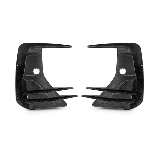 BMW IX3 BEV G08 LCI 2022-ON with Aftermarket Parts - Front Side Vent Trim Replacement Pre-preg Carbon Fiber from SOOQOO USA