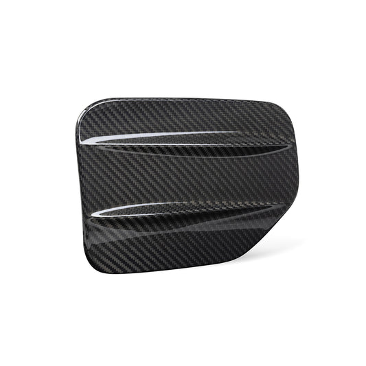 BMW IX3 BEV G08 LCI 2022-ON with Aftermarket Parts - Fuel Door Charge Port Cover Pre-preg Carbon Fiber from SOOQOO USA