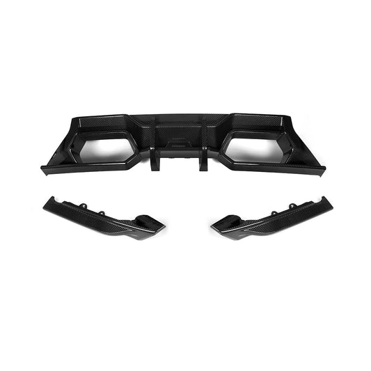 Upgrade Your BMW M2C M2 G87 2023-ON with Aftermarket Parts - A Style (Without Light) Rear Diffuser Carbon Fiber from SOOQOO USA