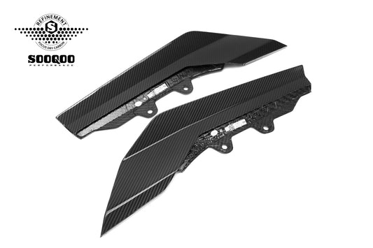 BMW M2C M2 G87 2023-ON with Aftermarket Parts - B Style (Without Light) Rear Diffuser Dry Pre-preg Carbon Fiber?from SOOQOO USA
