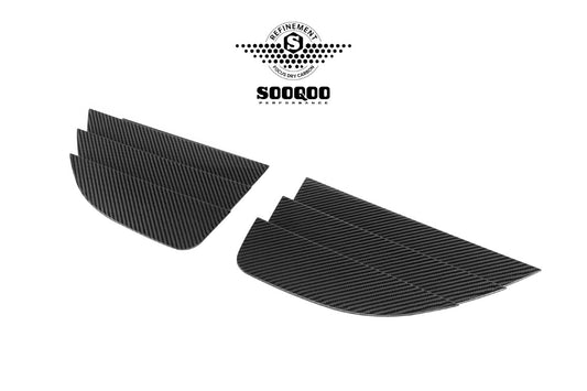 BMW M2CS M2 G87 2023-ON & 2 Series M240i 230i G42 2022-ON with Aftermarket Parts - Hood Bonnet & Garnish Dry Pre-preg Carbon Fiber / FRP from SOOQOO USA