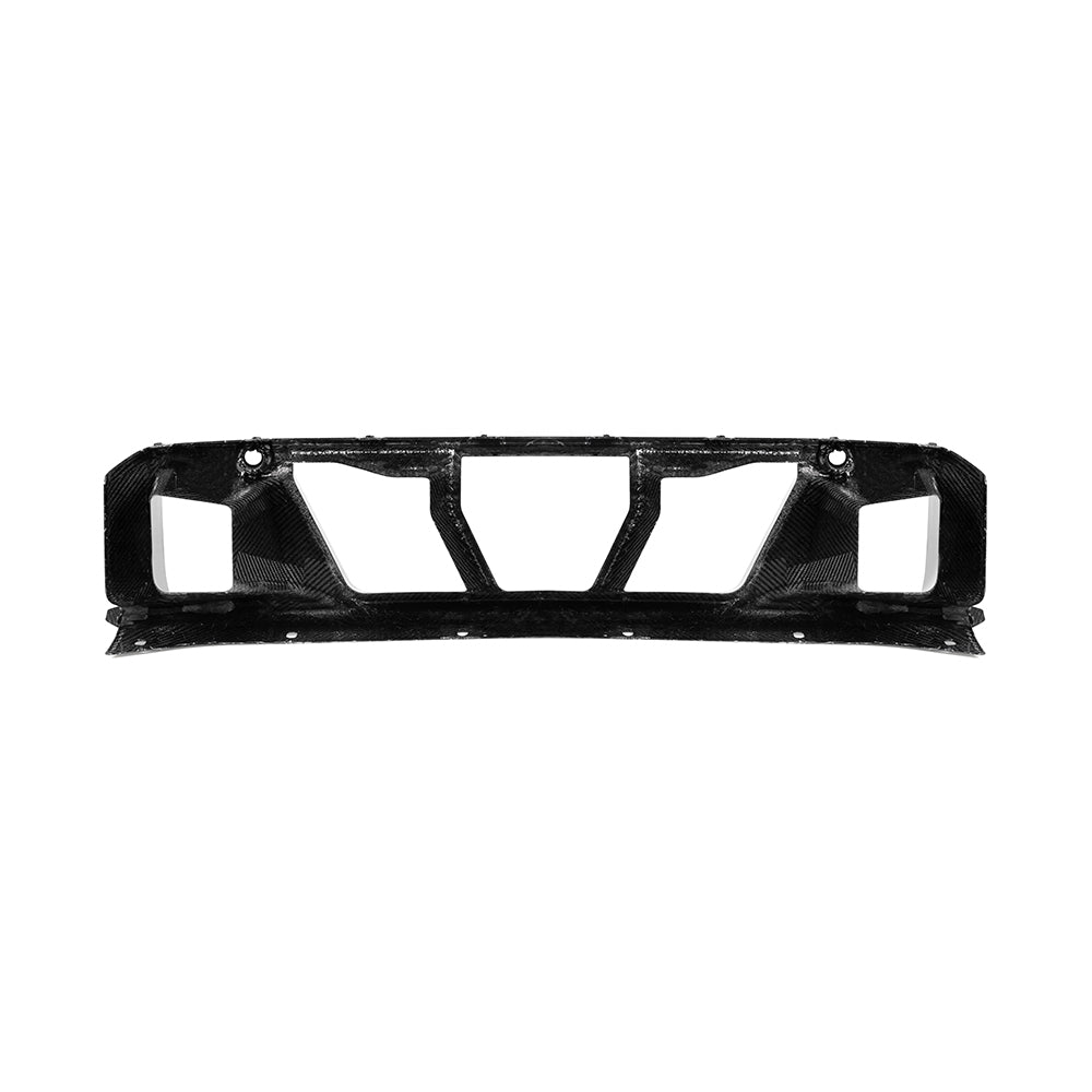 BMW M2 M2C G87 2023 2024 with Aftermarket Parts - Front Center Vent Trim Grill Replacement&nbsp;Carbon Fiber from SOOQOO USA