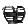 BMW M3 G80 G81 2021 2022 2023 2024 & M4 G82 G83 2021 2022 2023 2024 with Aftermarket Parts - SQ-V (Without & With ACC) Front Kidney Grill Carbon Fiber from SOOQOO USA