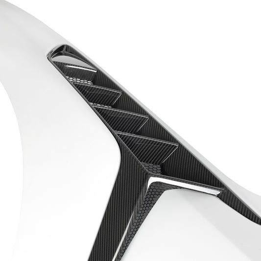 BMW M3 G80 G81 & M4 G82 G83 2021-ON with Aftermarket Parts - Front Fenders Dry Pre-preg Carbon Fiber / FRP from SOOQOO USA