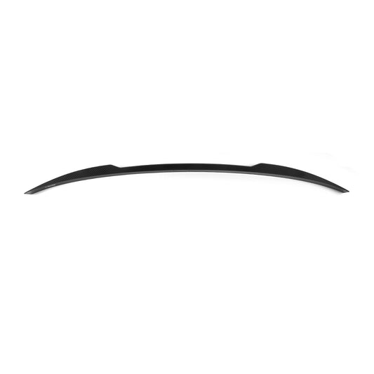 BMW M3 G81 2021 2022 2023 2024 with Aftermarket Parts - Rear Lip Spoiler Carbon Fiber from SOOQOO USA