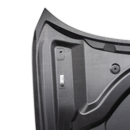 BMW M3 / M3C G80 G81 & M4 / M4C G82 G83 2021-ON with Aftermarket Parts - Hood Bonnet Dry Pre-preg Carbon Fiber from SOOQOO USA
