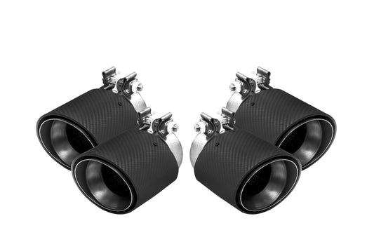 BMW M5C M5 G90 2024-ON with Aftermarket Parts - OEM Style Exhaust Tips Carbon Fiber from SOOQOO USA