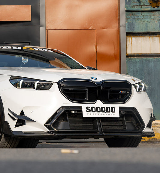 Upgrade Your BMW M5C M5 G90 2024-ON with Aftermarket Parts - Front Center Vent Trim Grill Replacement Carbon Fiber from SOOQOO USA