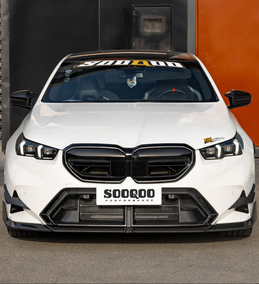 Upgrade Your BMW M5C M5 G90 2024-ON with Aftermarket Parts - B Style Front Lip Carbon Fiber from SOOQOO USA