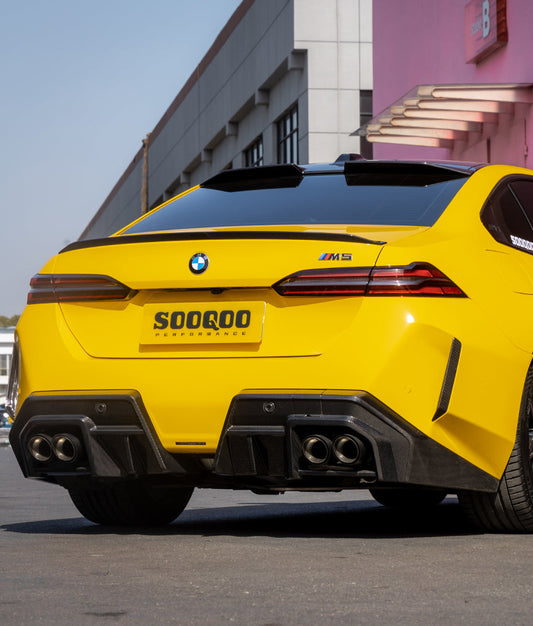 Upgrade Your BMW M5C M5 G90 2024-ON with Aftermarket Parts - A Style Rear Diffuser Carbon Fiber from SOOQOO USA