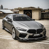 BMW M8 F91 F92 F93 2019 2020 2021 2022 2023 2024 with Aftermarket Parts - Front Lip Pre-preg Carbon Fiber from SOOQOO USA