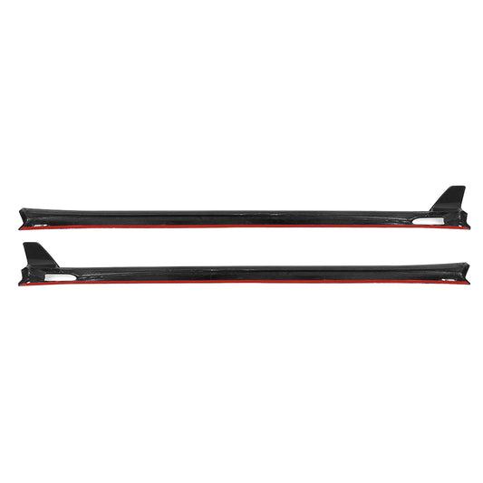 BMW X3 G01 & X4 G02 s/x Drive 30i M40i (Fits Both Pre-LCI & LCI) & X3M F97 & X4M F98 (Fits Both Pre-LCI & LCI) with Aftermarket Parts - Side Skirts Carbon Fiber from SOOQOO USA