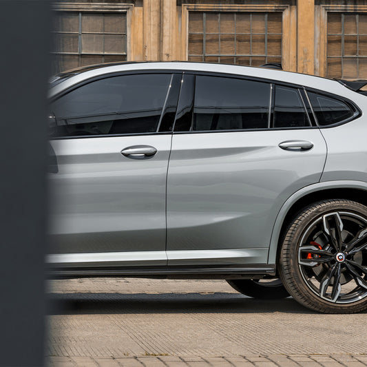 BMW X3 G01 & X4 G02 s/x Drive 30i M40i (Fits Both Pre-LCI & LCI) & X3M F97 & X4M F98 (Fits Both Pre-LCI & LCI) with Aftermarket Parts - Side Skirts Carbon Fiber from SOOQOO USA