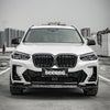 BMW X3 M40 s/x Drive30 G01 LCI 2022-ON & X4 M40 xDrive 30 G02 LCI 2022-ON & IX3 BEV G08 LCI 2022-ON with Aftermarket Parts - Front Lip Carbon Fiber from SOOQOO USA