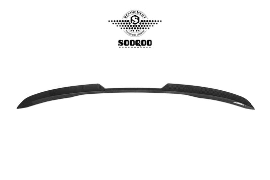 BMW X3 M50i/30i xDrive G45 2025-ON with Aftermarket Parts - Rear Lip Spoiler Dry Pre-preg Carbon Fiber from SOOQOO USA