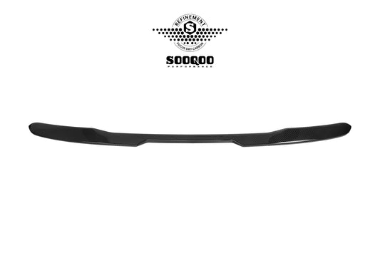 BMW X3 M50i/30i xDrive G45 2025-ON with Aftermarket Parts - Rear Lip Spoiler Dry Pre-preg Carbon Fiber from SOOQOO USA