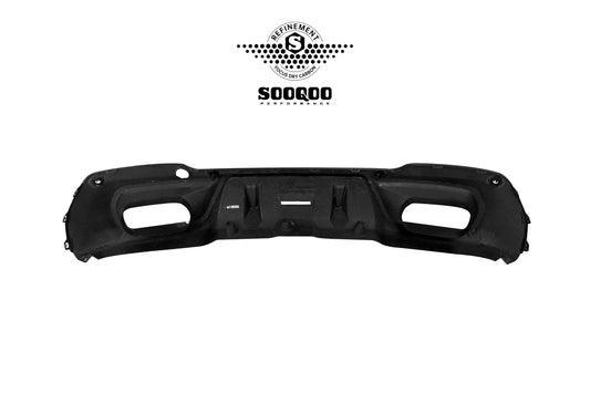 BMW X3 M50i/30i xDrive G45 2025-ON with Aftermarket Parts - V1 Style Rear Diffuser Dry Pre-preg Carbon Fiber from SOOQOO USA
