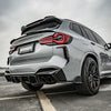 BMW X3M F97(Fits Both Pre-LCI & LCI) 2019 2020 2021 2022 2023 2024 with Aftermarket Parts - Rear Roof Spoiler Carbon Fiber from SOOQOO USA