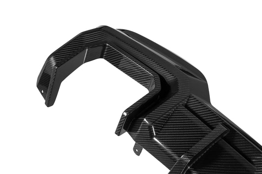 BMW X3 s/x Drive30 G01 LCI 2022-ON & IX3 BEV G08 LCI 2022-ON & X3 M40 G01 LCI 2022-ON with Aftermarket Parts - Rear Diffuser & Canards Pre-preg Carbon Fiber from SOOQOO USA