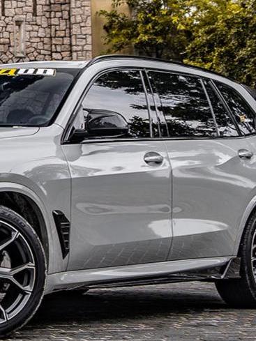 BMW X5 M60i s/x Drive 40i xDrive 50e G05 (Fits Both Pre-LCI & LCI) 2019 2020 2021 2022 2023 2024 with Aftermarket Parts - Side Skirts Carbon Fiber from SOOQOO USA