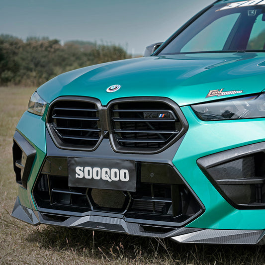 BMW X5M X5MC F95 LCI 2024-ON with Aftermarket Parts - Front Lip Carbon Fiber from SOOQOO USA