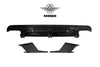 BMW X5M X5MC F95 LCI 2024-ON with Aftermarket Parts - Without & With Light Rear Diffuser Carbon Fiber from SOOQOO USA