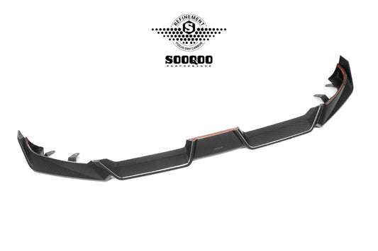 BMW X6 M60i s/x Drive40i/e G06 LCI 2024-ON with Aftermarket Parts - Front Lip Pre-preg Carbon Fiber from SOOQOO USA