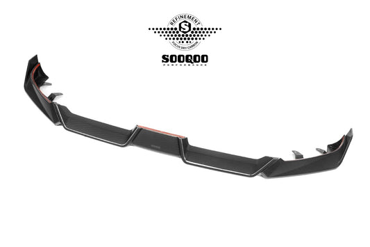 BMW X6 M60i s/x Drive40i/e G06 LCI 2024-ON with Aftermarket Parts - Front Lip Pre-preg Carbon Fiber from SOOQOO USA