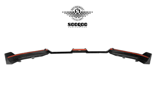 BMW X6 M60i s/x Drive40i/e G06 LCI 2024-ON with Aftermarket Parts - Front Lip Pre-preg Carbon Fiber from SOOQOO USA
