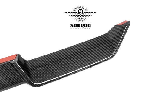 BMW X6 M60i s/x Drive40i/e G06 LCI 2024-ON with Aftermarket Parts - Front Lip Pre-preg Carbon Fiber from SOOQOO USA