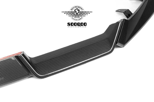BMW X6 M60i s/x Drive40i/e G06 LCI 2024-ON with Aftermarket Parts - Front Lip Pre-preg Carbon Fiber from SOOQOO USA