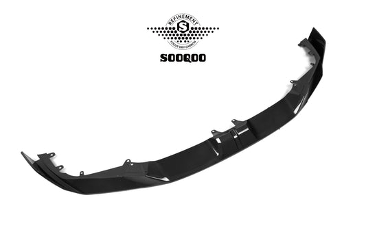 BMW X6M X6MC F96 LCI 2024-ON with Aftermarket Parts - Front Lip Dry Pre-preg Carbon Fiber from SOOQOO USA