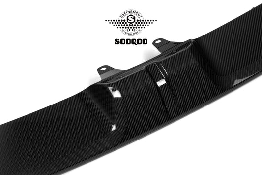 BMW X6M X6MC F96 LCI 2024-ON with Aftermarket Parts - Front Lip Dry Pre-preg Carbon Fiber from SOOQOO USA